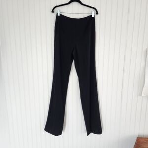NEW WES GORDON Women's 100% Wool Black Trousers size 8